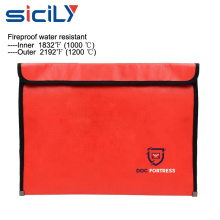 DocFortress Fireproof & Water Resistant Document/Money Safe Storage Bag